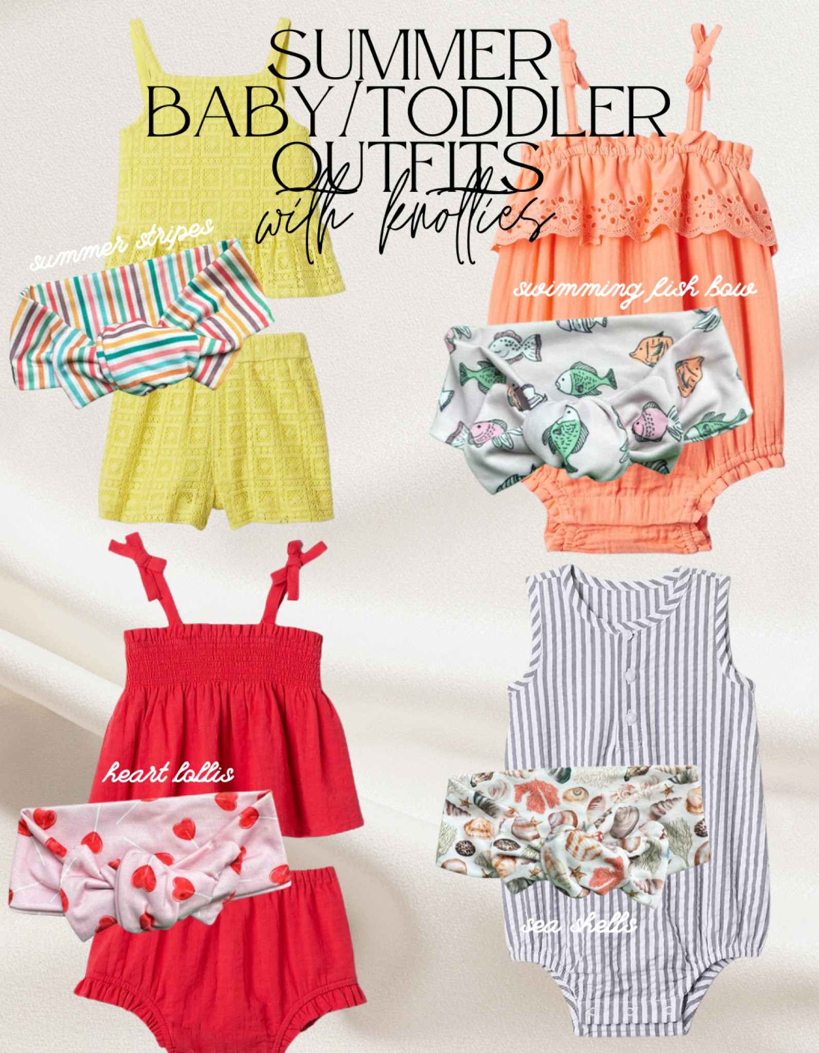 Baby bows: shopknotties.com
Summer baby outfits on major sale at Gap Factory 🤍👏🏻  
Toddler girl outfits, baby outfits, baby girl fashion, toddler style, summer outfits for kids and children

#LTKKids #LTKBaby #LTKFindsUnder50