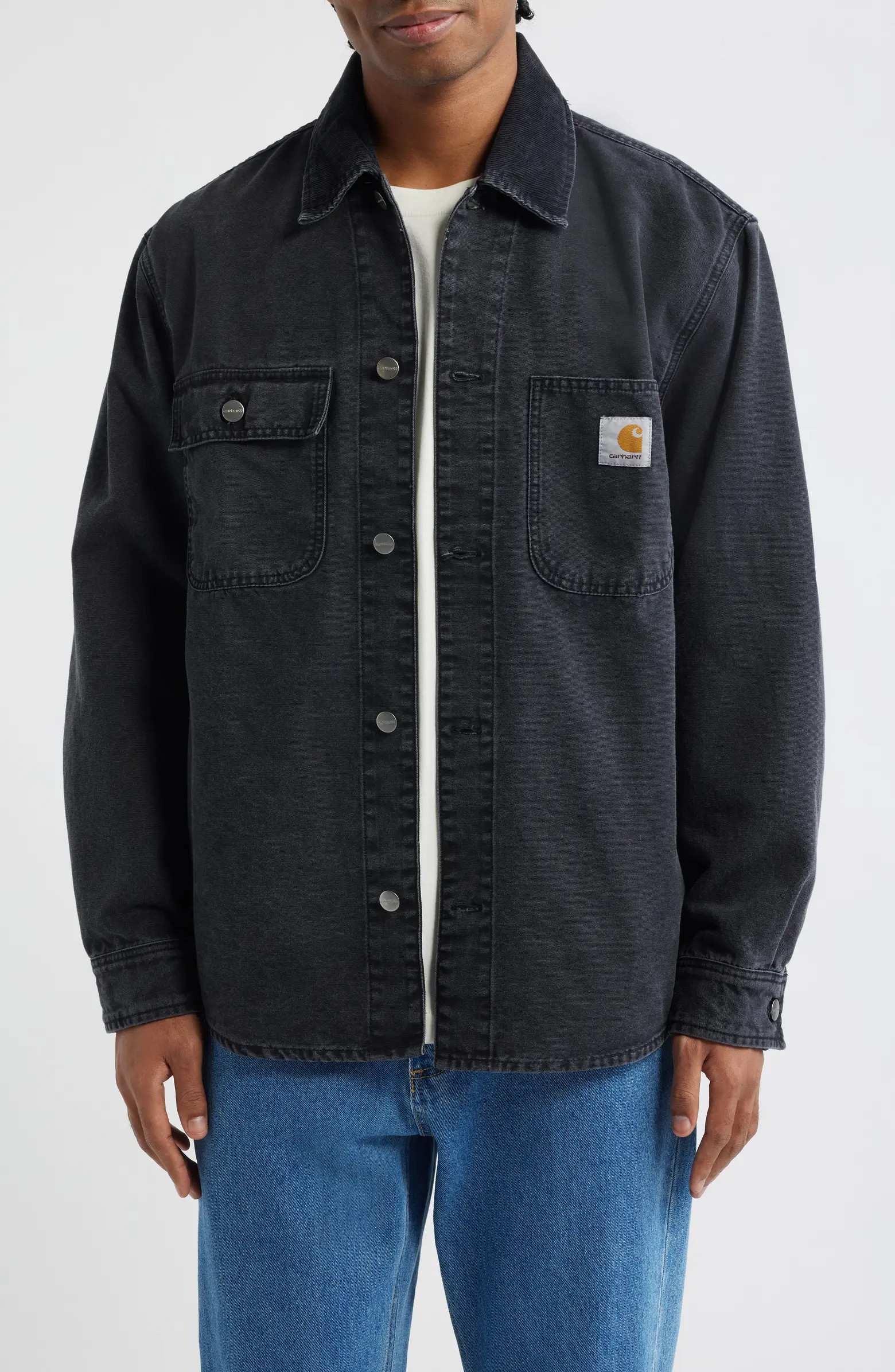 Carhartt Work In Progress Mitch Cotton Canvas Shirt Jacket | Nordstrom | Nordstrom
