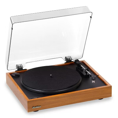 Electrohome Montrose Wireless Vinyl Record Player, Belt-Drive Turntable, Audio-Technica Stylus, B... | Target