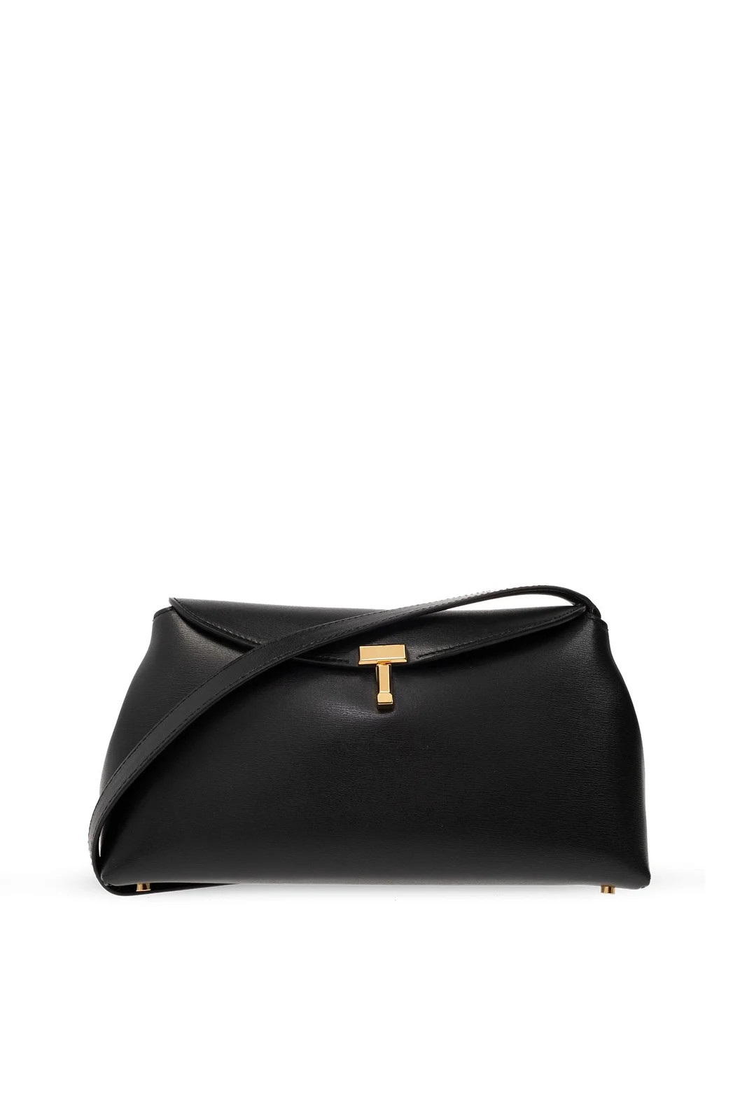 Totême T-Lock Foldover Top Clutch Bag | Cettire Global