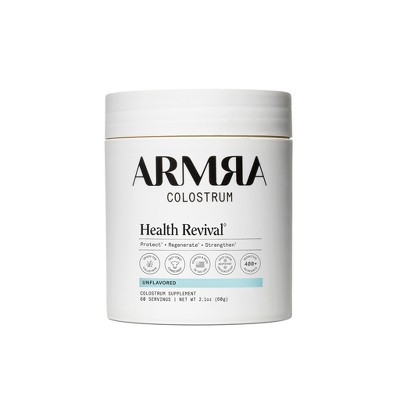 ARMRA Colostrum Powder Jar - 60gms: Dietary Supplements, Non-GMO, Grass Fed, Soy-Free | Target