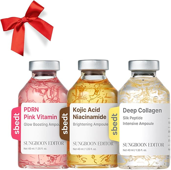 SUNGBOON EDITOR Hometox Trio Serum Set, Copper Peptide, PDRN & Kojic Acid, Radiance & Glow Boosti... | Amazon (US)