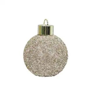 10" Glittery Champagne Tabletop Ball Ornament by Ashland® | Michaels Stores