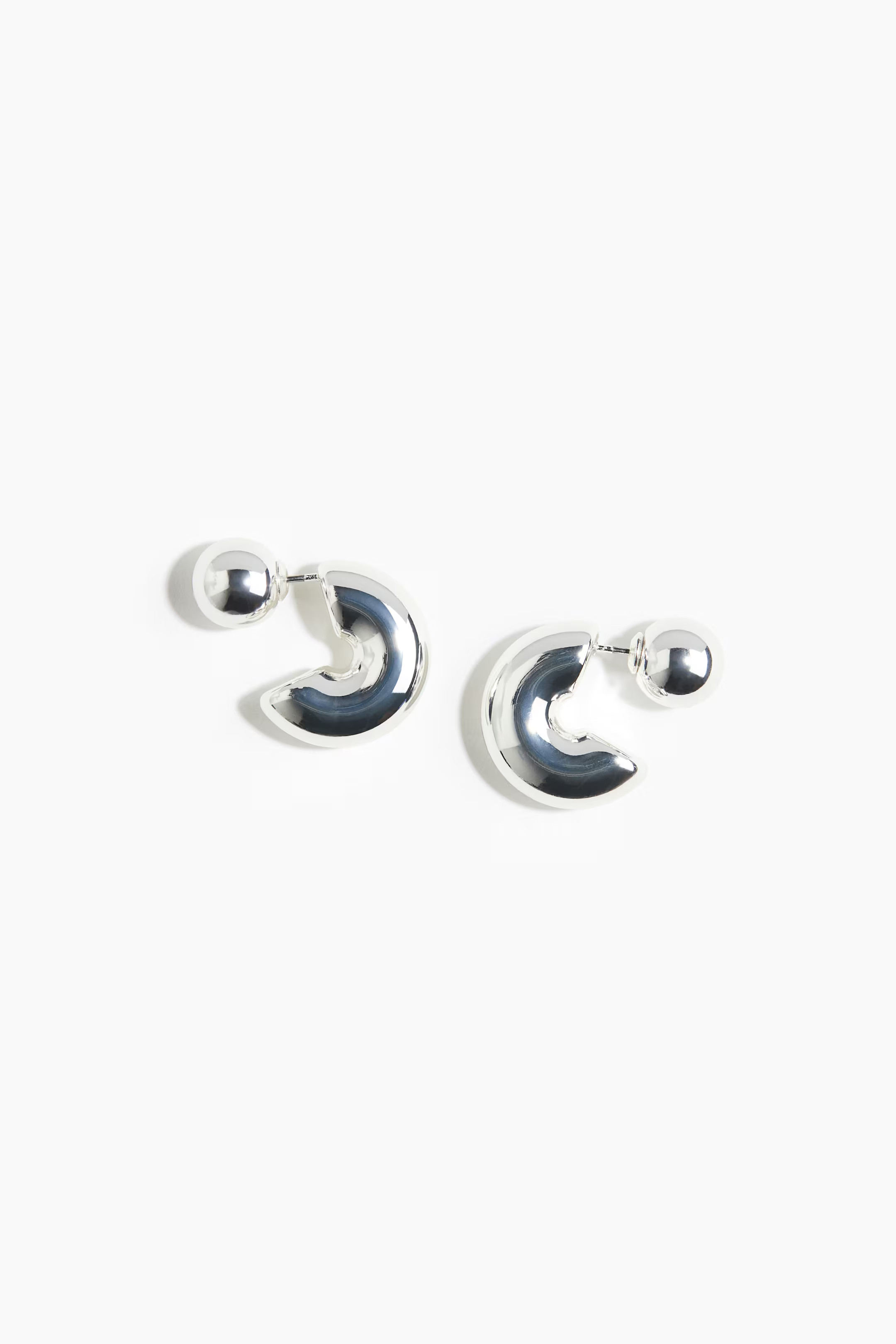 Ball-Back Hoop Earrings | H&M (US + CA)