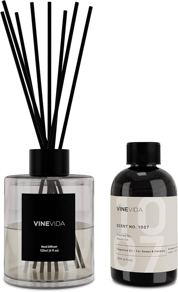 VINEVIDA Scent NO. 1007 Reed Diffuser - 120mL (4oz) - Inspired by: Dream On, Reed Diffusers for H... | Amazon (US)