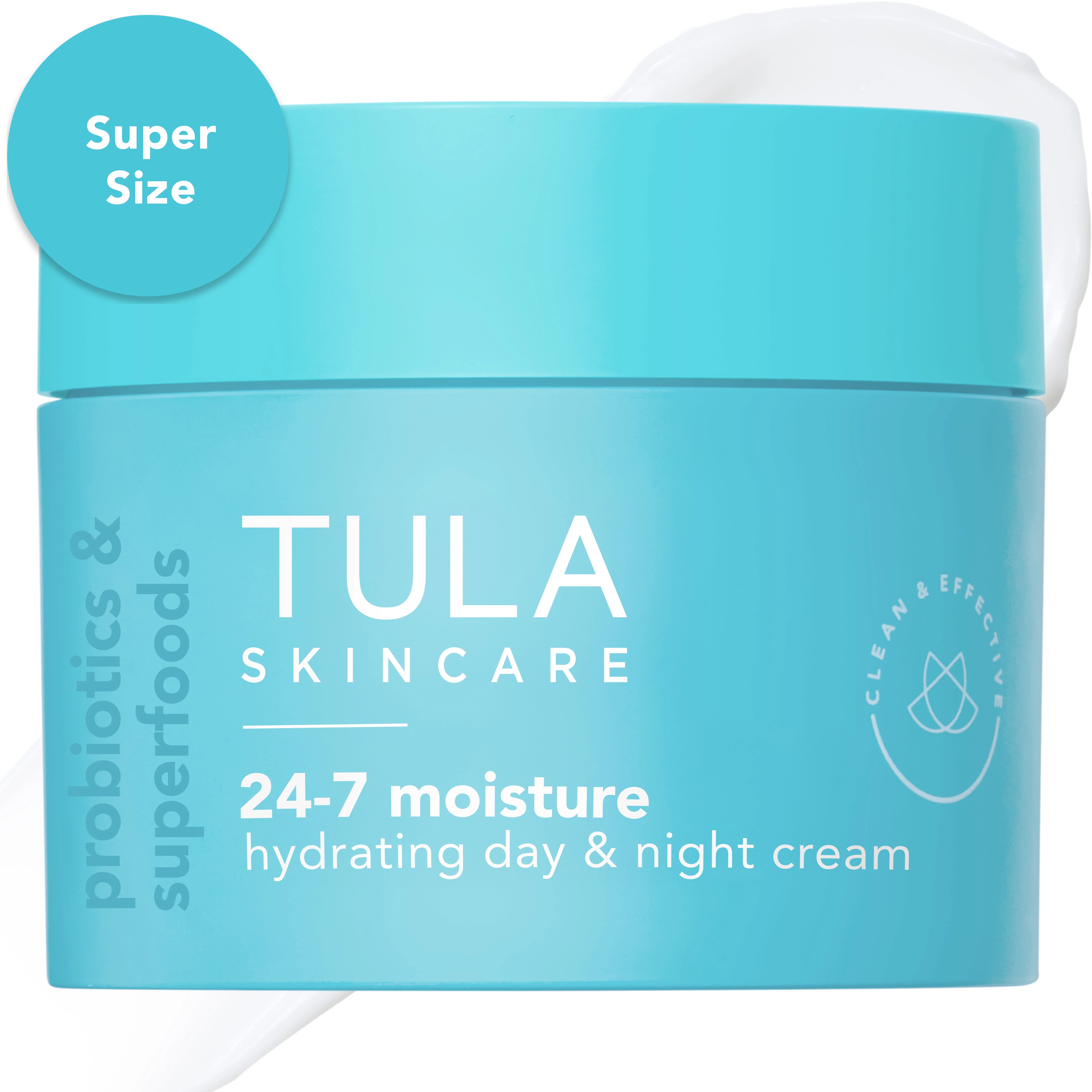TULA Probiotic Skin Care Supersize 24-7 Moisture Hydrating Day & Night Cream 3.4 oz | Walmart (US)