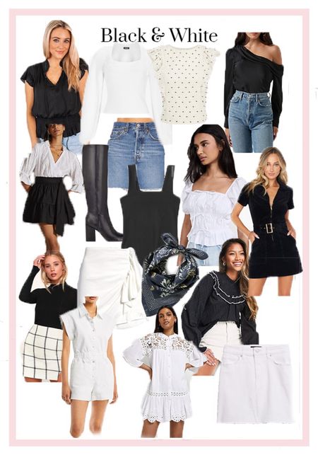 Black and white gameday outfits // football game // black outfits // white outfits // 

#LTKSeasonal #LTKstyletip