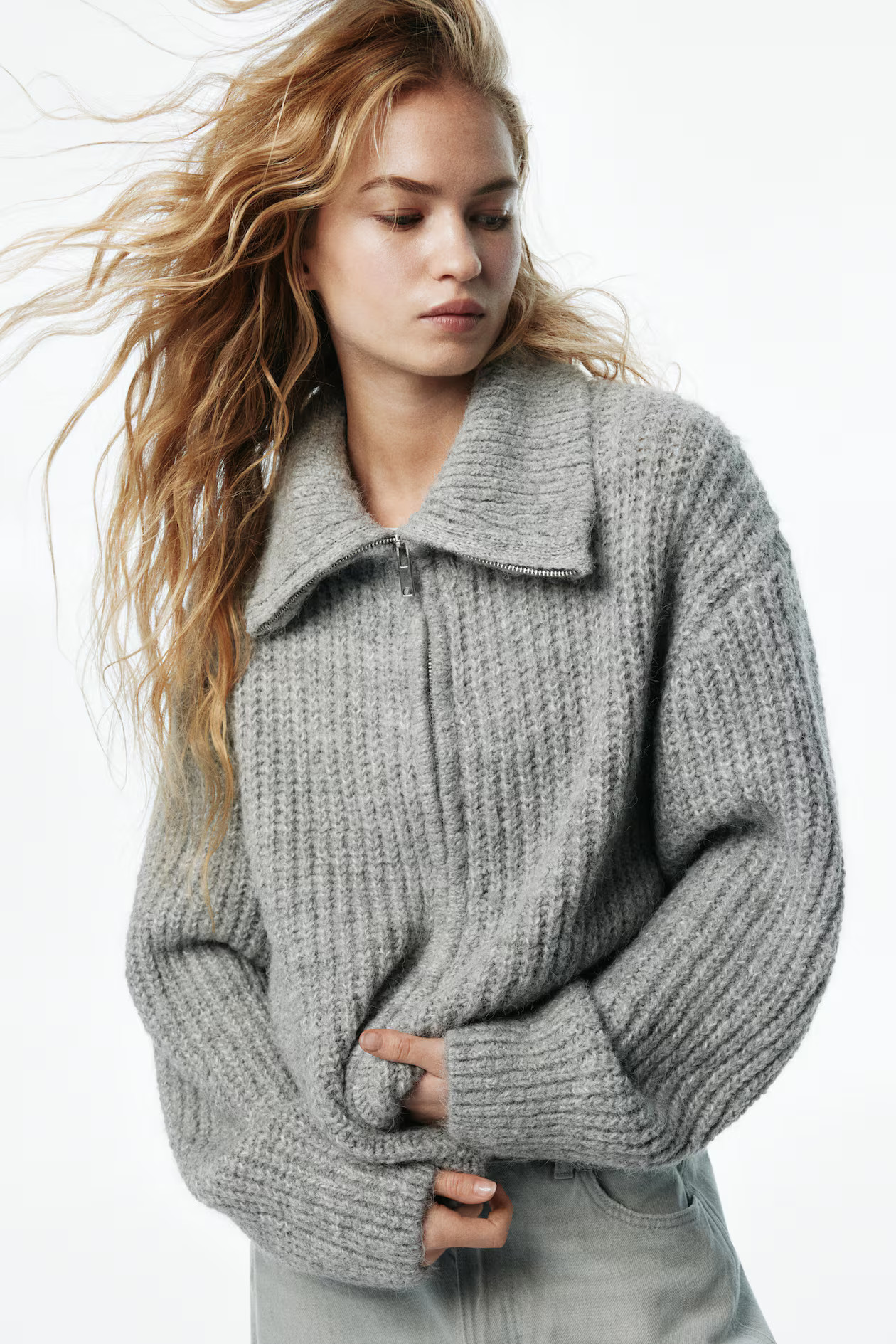 Zip-through cardigan | H&M (UK, MY, IN, SG, PH, TW, HK)