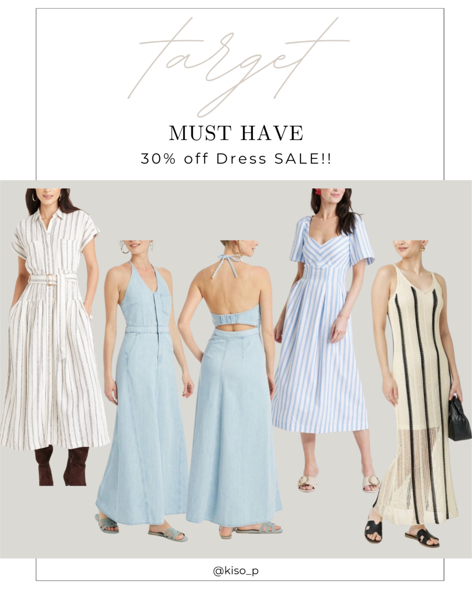 Target circle women’s dress sale 30% off must have dresses this summer! 

#LTKSummerSales #LTKxNSale #LTKSaleAlert