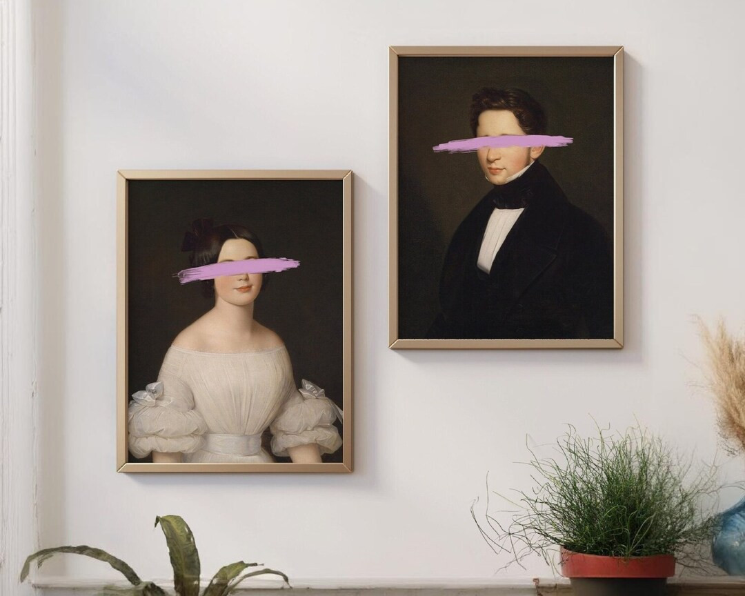 Funky Wall Art, Maximalist Decor, Funny Altered Art, Quirky Wall Art, Feminine Wall Art, Altered ... | Etsy (US)