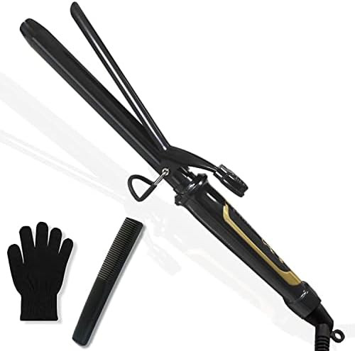 1 Inch Curling Iron with Ceramic Coating Barrel for Long/Medium Hair, Extra Long Barrel Curling I... | Amazon (US)