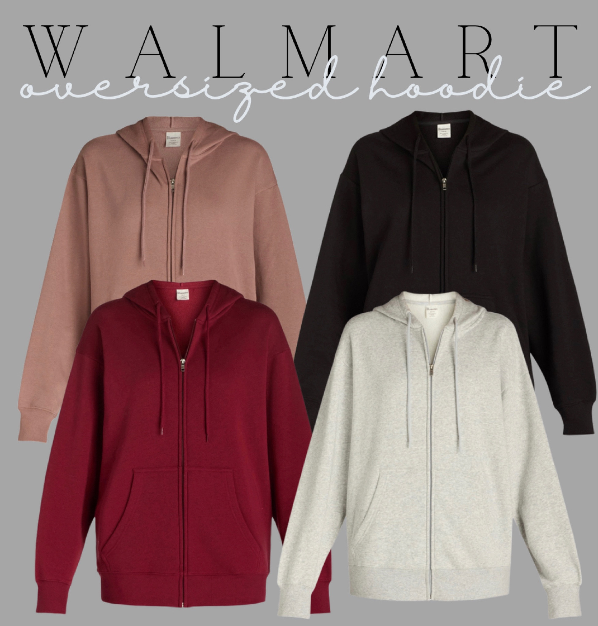 These hoodies a relaxed, slightly oversized and have a front zip closure for easy layering. 

#LTKOver40 #LTKActive