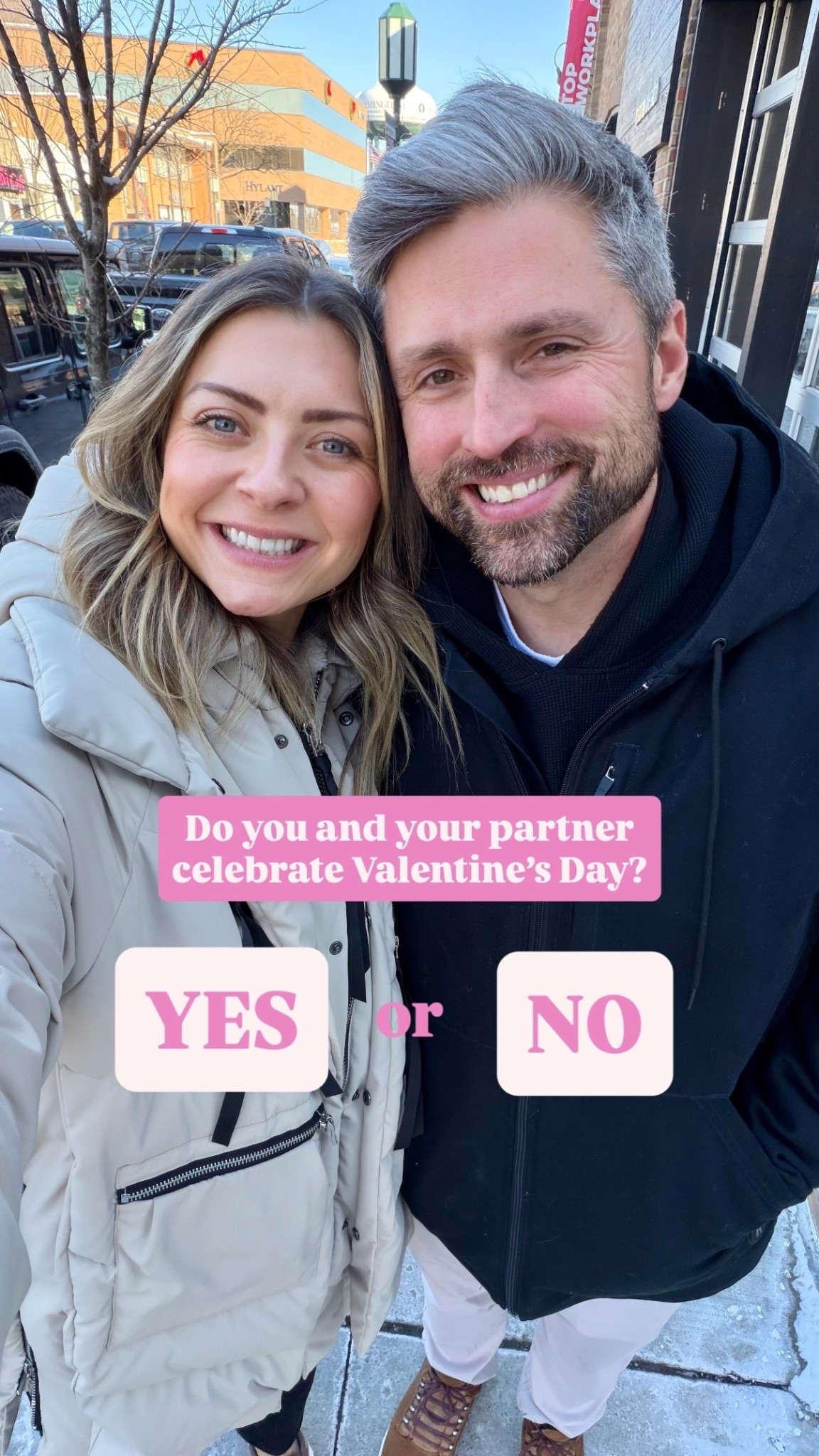 Do you and your partner celebrate Valentine’s Day? or YES NO