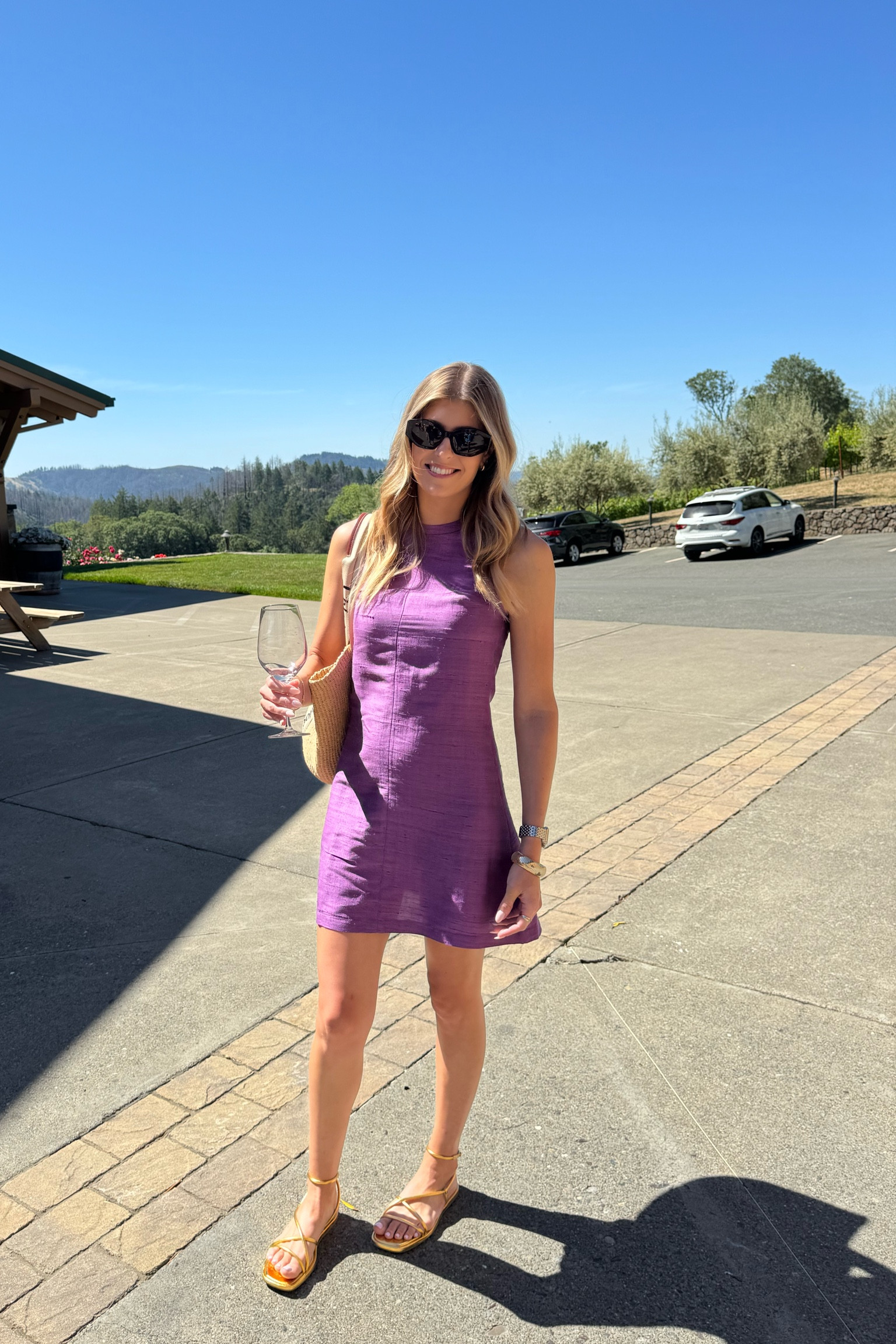 Summer dress, casual dress, purple shift dress, Julia Amory dress, Chloe handbag and gold sandals 

#LTKStyleTip #LTKItBag #LTKParties