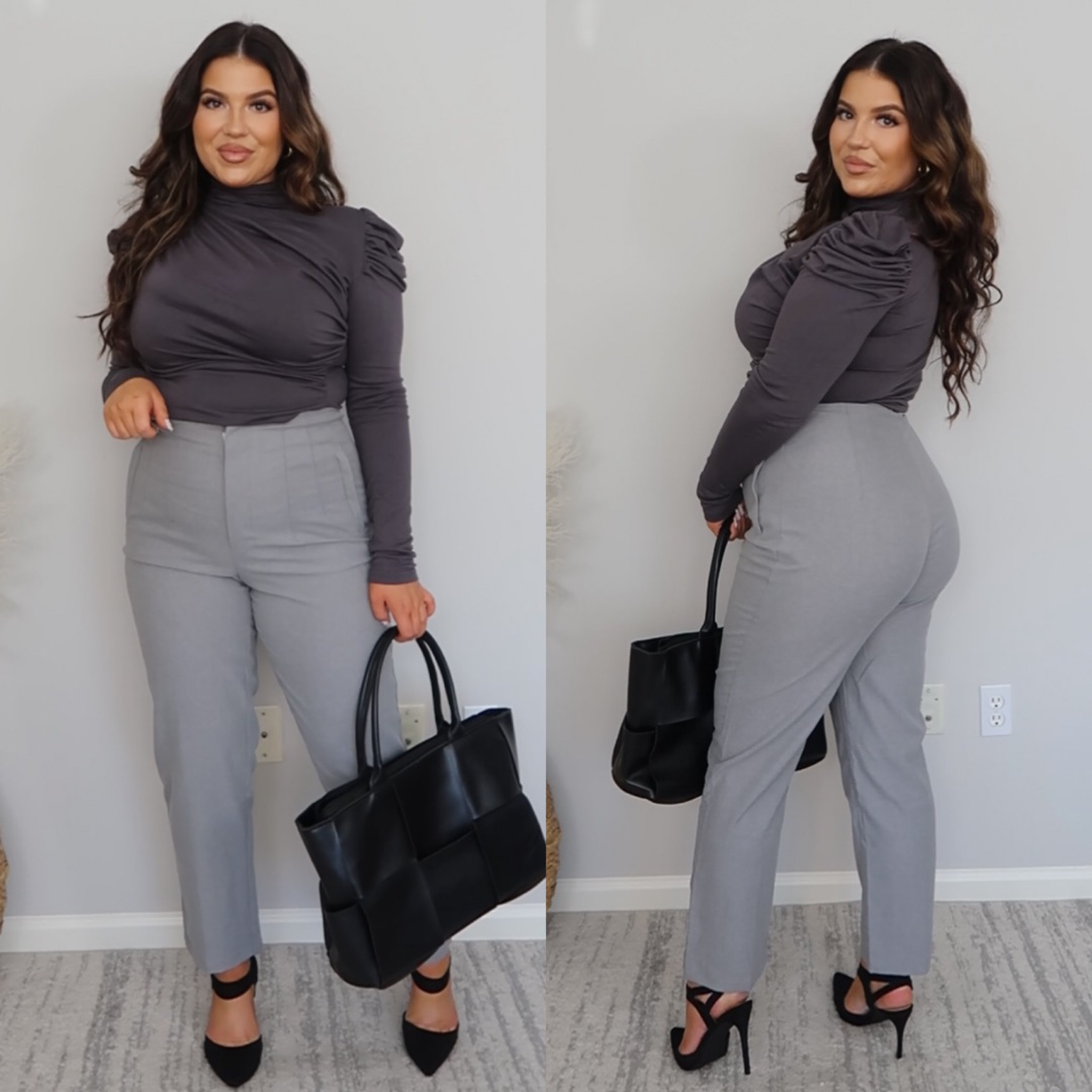 Monochromatic Winter Work Outfit! Wearing XL in the trousers/L top! Also linked accessories & undergarments! 🤍

Measurements: 39-32-45 // Size 10-12 // L // 5’5”

Like and Follow for more Work/ Office Outfits! 🖤

#LTKmidsize #LTKfindsunder50 #LTKworkwear
