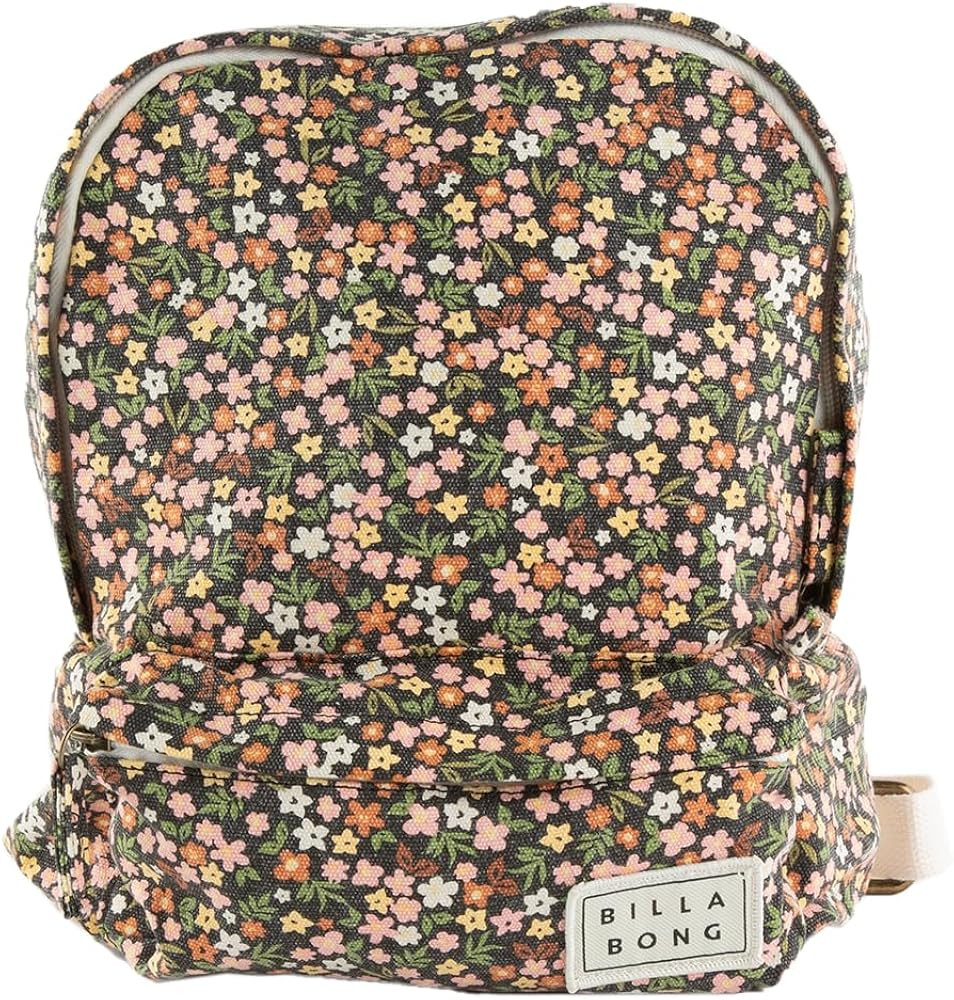 Billabong Women's Mini Mama Canvas Backpack, Black Sands 1, Medium | Amazon (US)