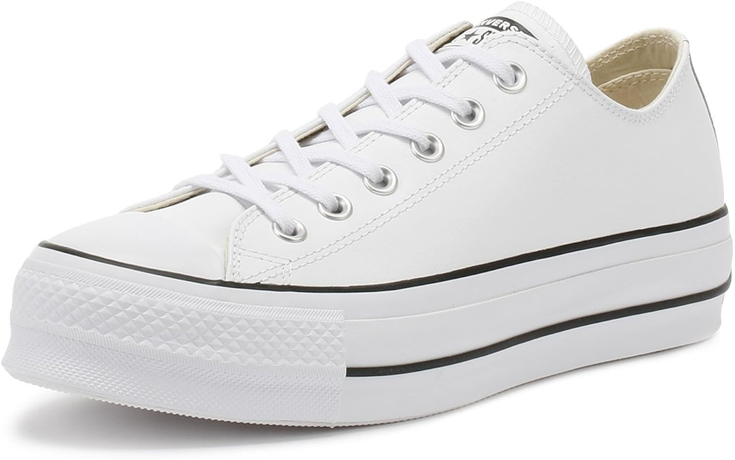 Converse Women's Chuck Taylor All Star Lift Platform Denim Fashion Sneakers | Amazon (US)