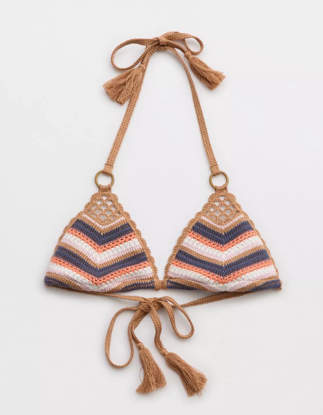 Aerie Crochet String Triangle Bikini Top | Aerie