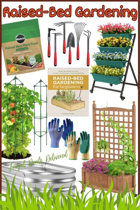 It's all about the raised garden beds for your vegetables & flower vibes!! Garden book, gloves, pots, climbing lattice, tomato cages & tools! Lighting is an easy way to get the relaxing summer vibe you were hoping for! makes it easy and affordable with the lights I found below! I really love highlighting my climbing flowers on my porch - being in this space gives me the peace & rest I need at the end of a day!

The flowers are clematis! Perfect for your porch patio and entertaining spaces! They are vines that climb so grab a pretty trellis too! 

#WalmartParner #WelcomeToYourWalmart #WalmartHome

Follow my shop @FrugalDealsDelivered on the @shop.LTK app to shop this post and get my exclusive app-only content!

#liketkit #LTKswim #LTKSeasonal #LTKhome
@shop.ltk
https://liketk.it/4bml4

#LTKSeasonal #LTKhome #LTKfamily