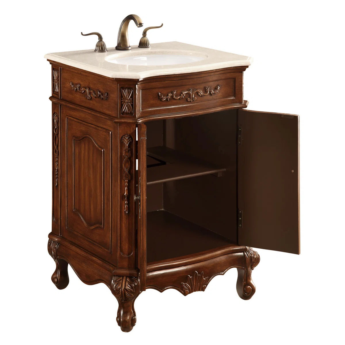 Lunette 24'' Single Bathroom Vanity with Top | Wayfair North America