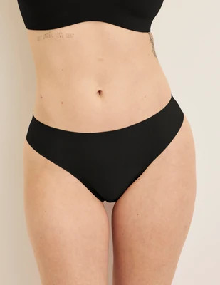 Leakproof Invisible Cotton No-Show Thong | Knix CA