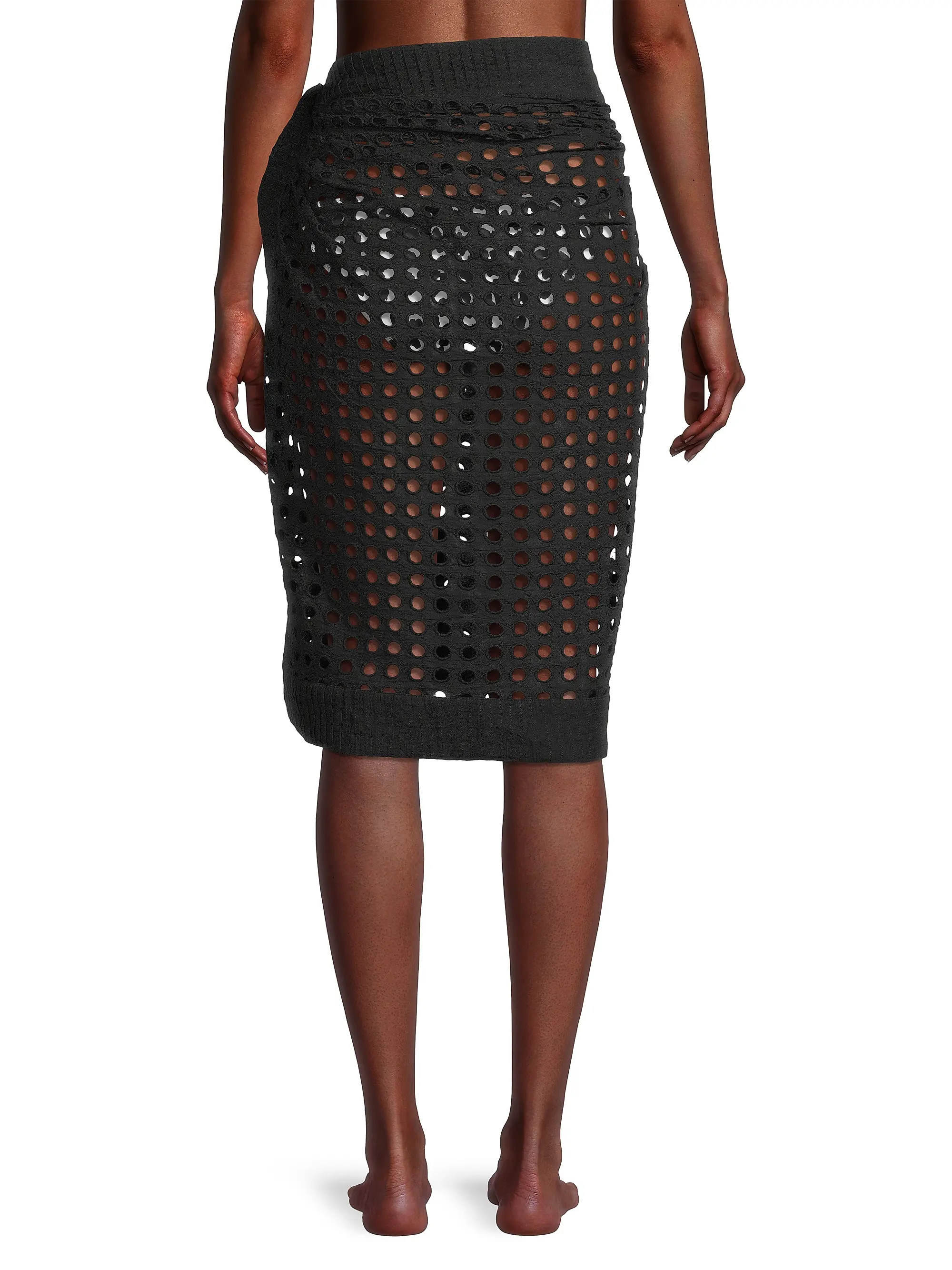 Knotted Eyelet Sarong | Saks Fifth Avenue