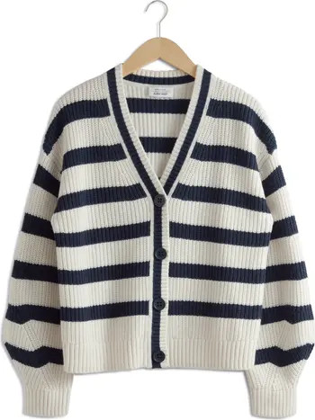 & Other Stories Stripe Cardigan | Nordstrom | Nordstrom