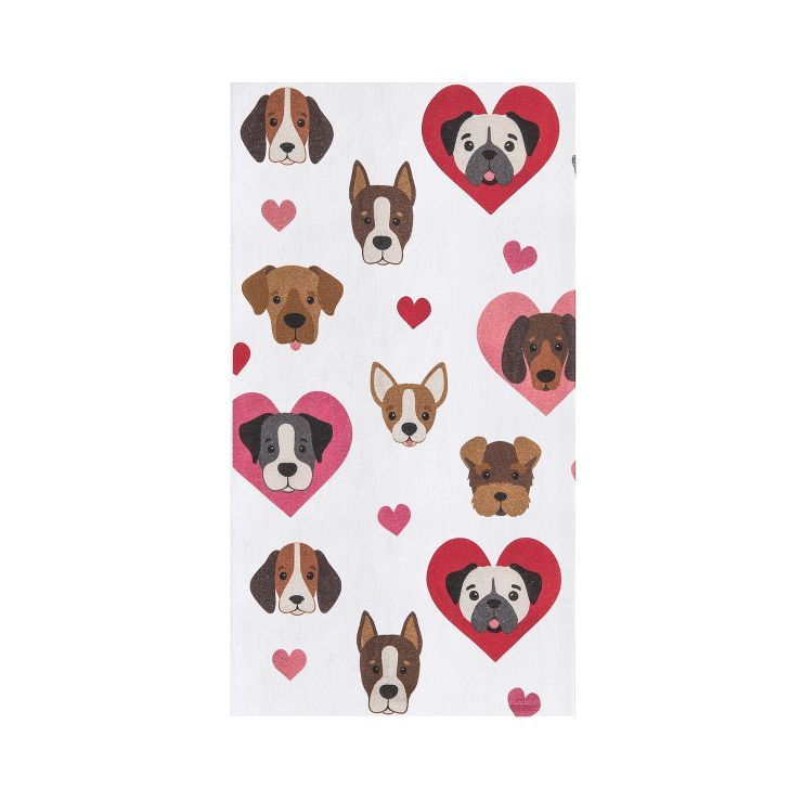 C&F Home Puppy Love Valentine's Day Kitchen Towel | Target