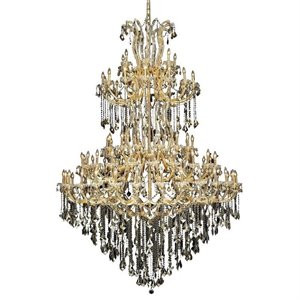 Elegant Lighting Maria Theresa 72" 84 Light Royal Crystal Chandelier | Cymax