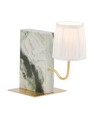 13x6.5x11.25 Solid Marble Bookend Lamp | Marshalls