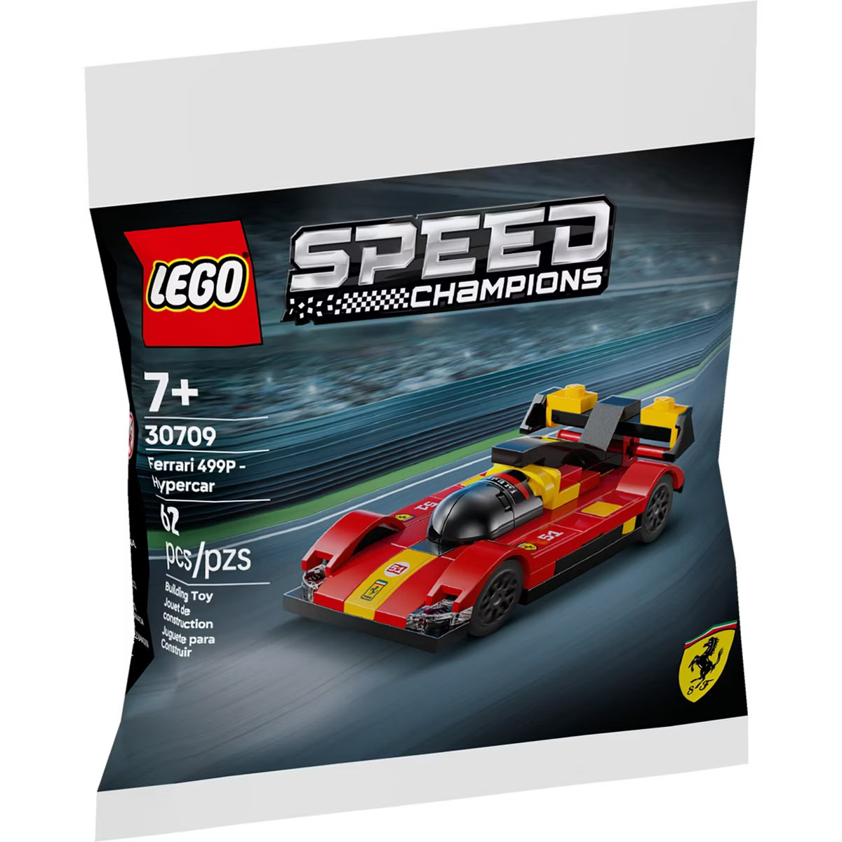 LEGO Speed Champions Ferrari 499P - Hypercar Building Toy  30709 | Target
