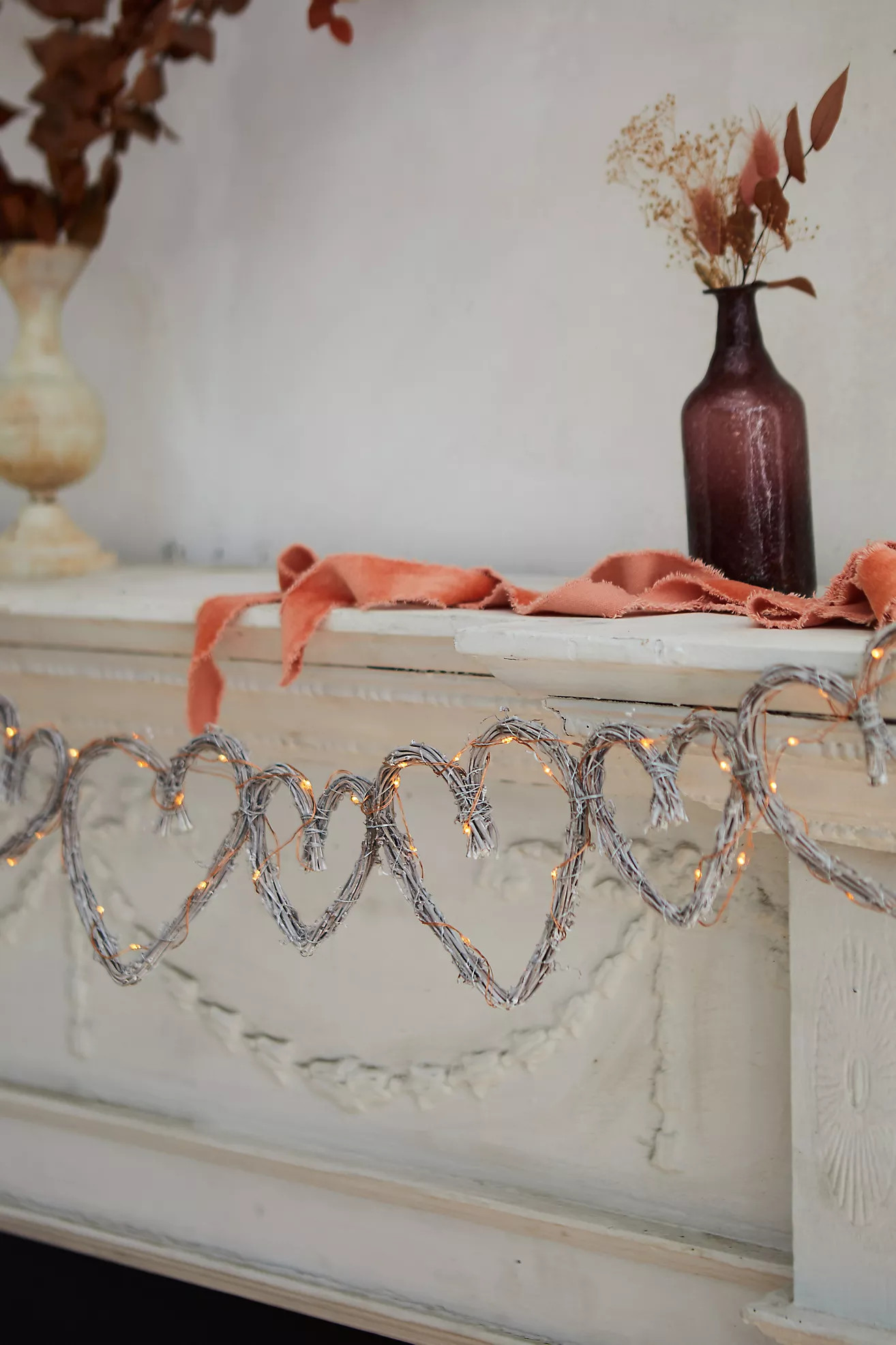 Grapevine Hearts Garland | Anthropologie (US)