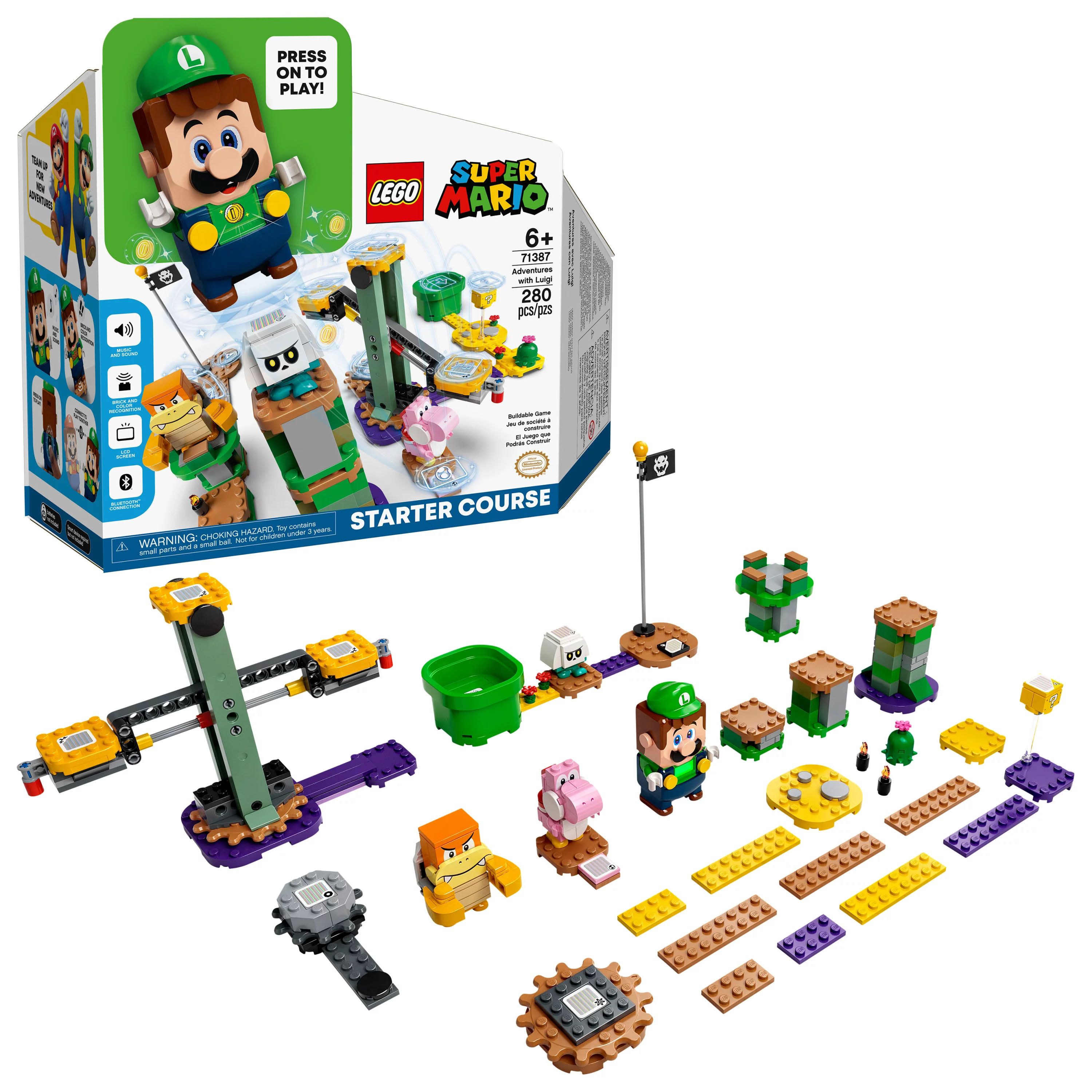 LEGO Super Mario Adventures with Luigi Starter Course 71387 Building Toy Playset (280 Pieces) - W... | Walmart (US)