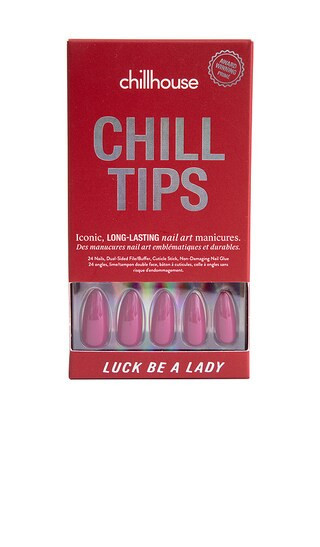 Chillhouse Luck Be A Lady Elongated Almond Chill Tips Press-on Nails in Beauty: NA. | Revolve Clothing (Global)