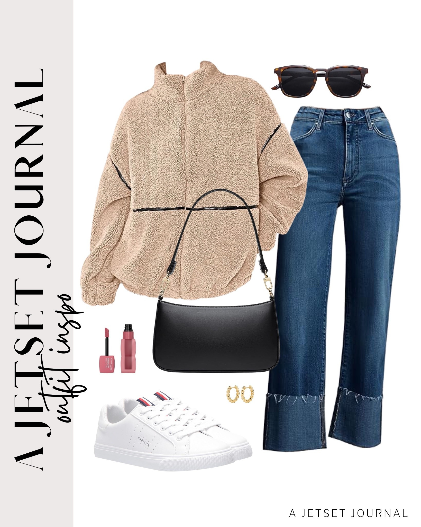 This cozy fleece jacket and stylish jeans are perfect for a day out!
fleece zip up jacket, maybelline teddy tint, gold chunky hoop earrings, outfit idea, viral style, casual outfit idea, running errands, fall style, comfy shoes, trendy look, capsule wardrobe, Amazon finds, affordable style, fall outfit idea

#LTKSeasonal #LTKFindsUnder50 #LTKU