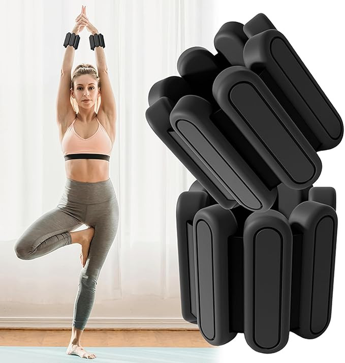 YUHUF-Adjustable Ankle & Wrist Weights, Set of 2（1.05Lbs Each),Wearable Waterproof Silicone Wor... | Amazon (US)
