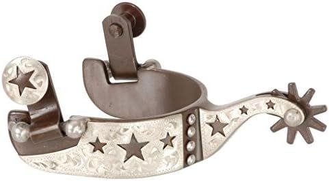 Kelly Silver Star Cutout Stars Show Spurs Childs - Brown | Amazon (US)
