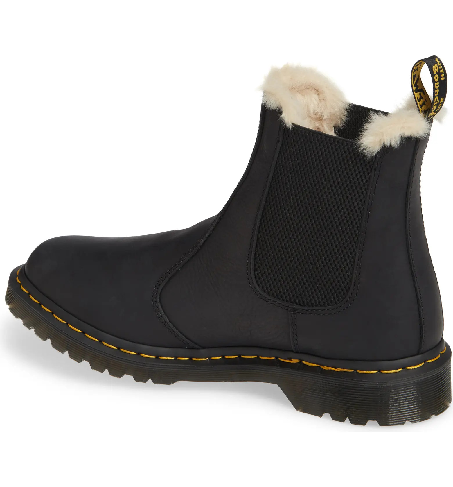 Dr. Martens 2976 Faux Shearling Chelsea Boot | Nordstrom | Nordstrom