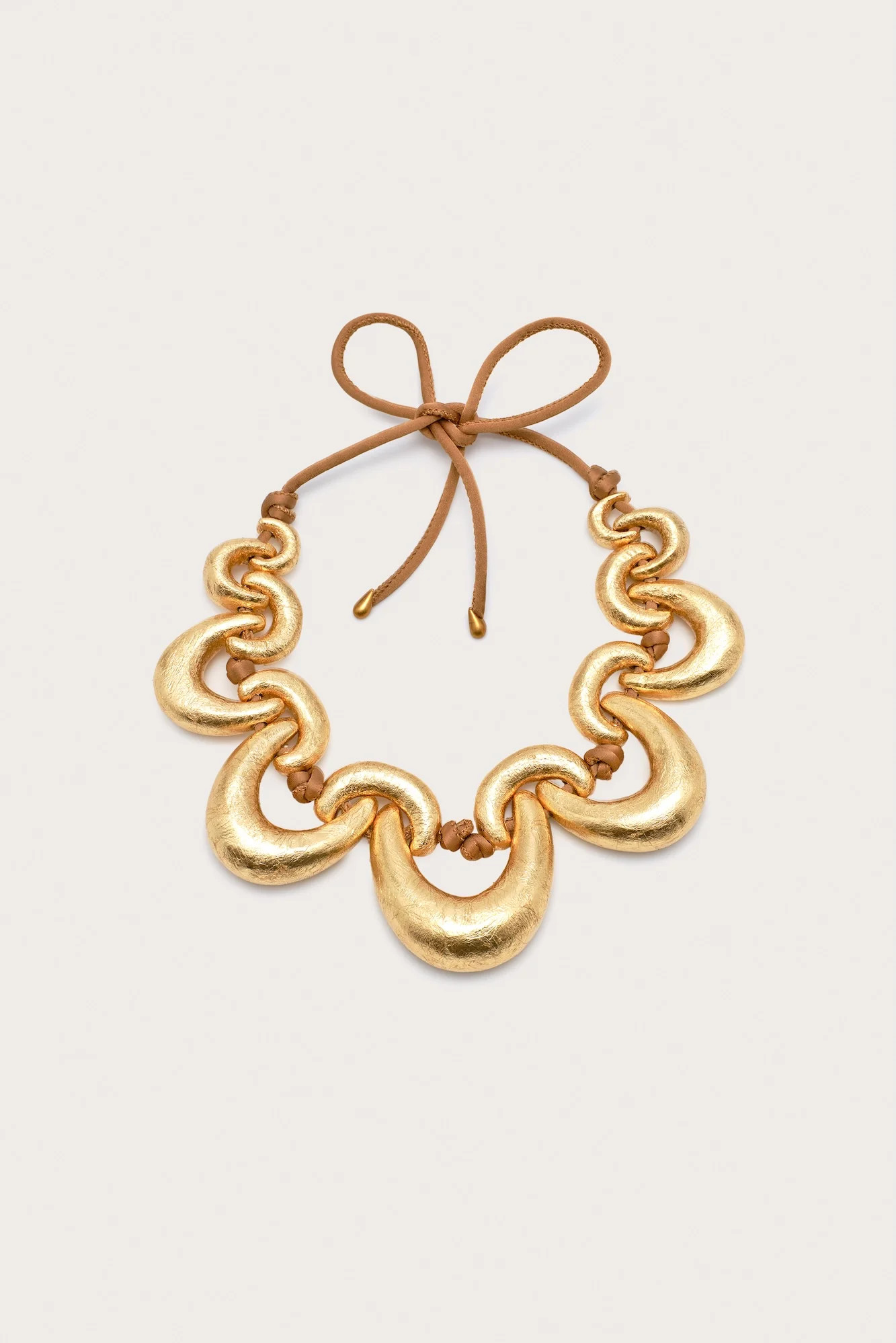 TAYLOR CHOKER - GOLD FOILED WOOD | Cult Gaia - US