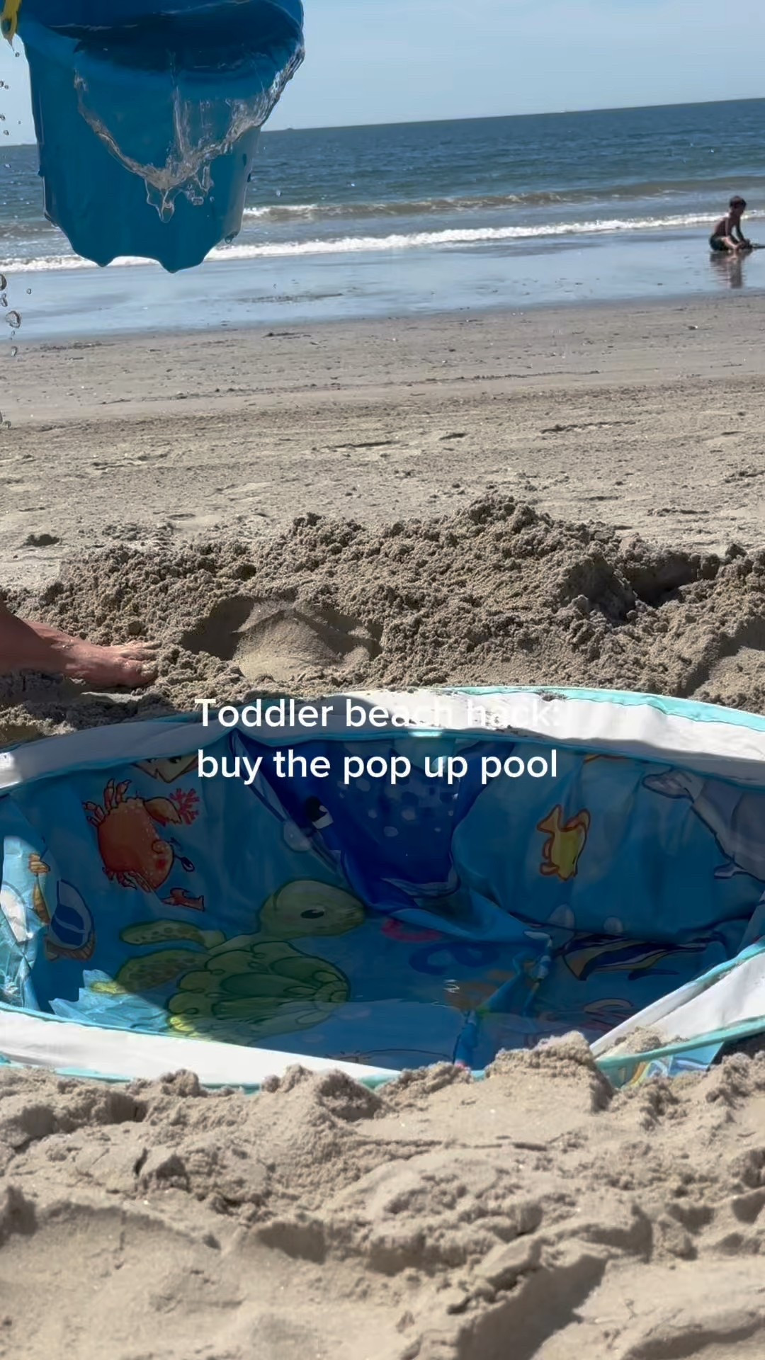 This thing has been a beach game changer 🌊•
Toddler, kids, baby, beach hack, beach toy 
