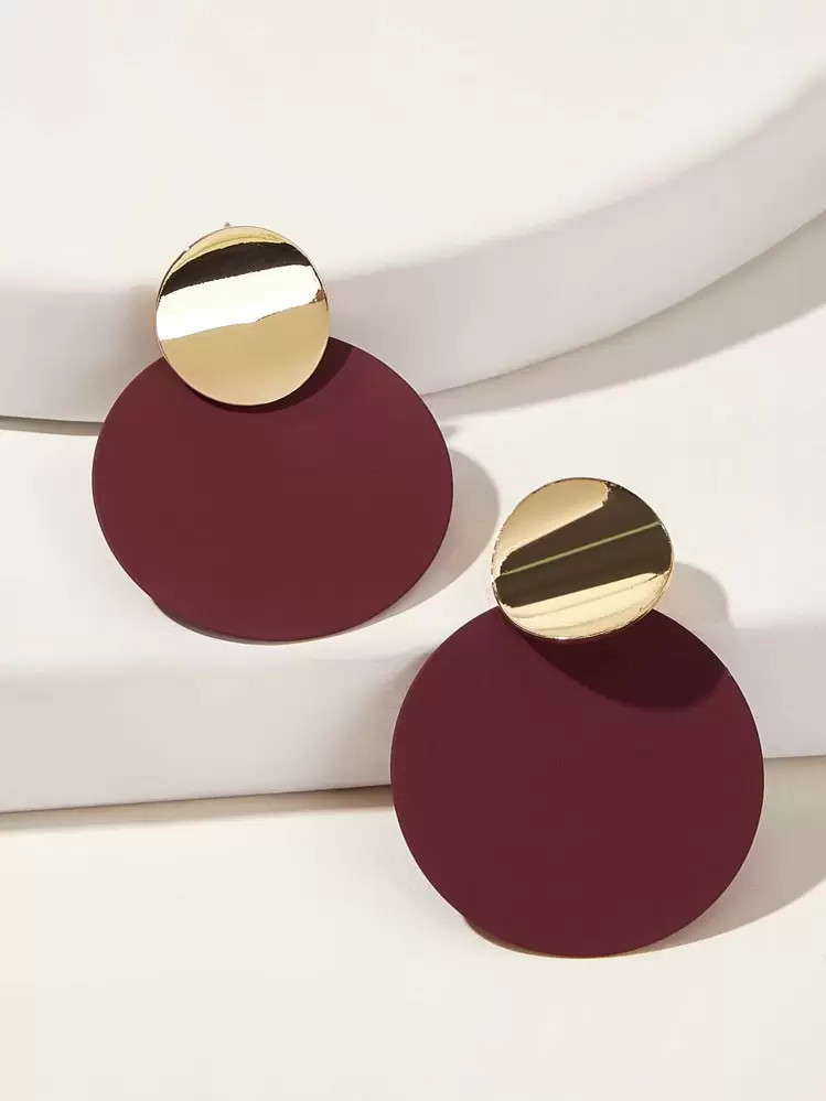 Round Drip Earrings  | SHEIN