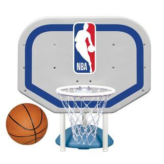 NBA Logo Pro Rebounder Swimming Pool Basketball Game | The Home Depot
