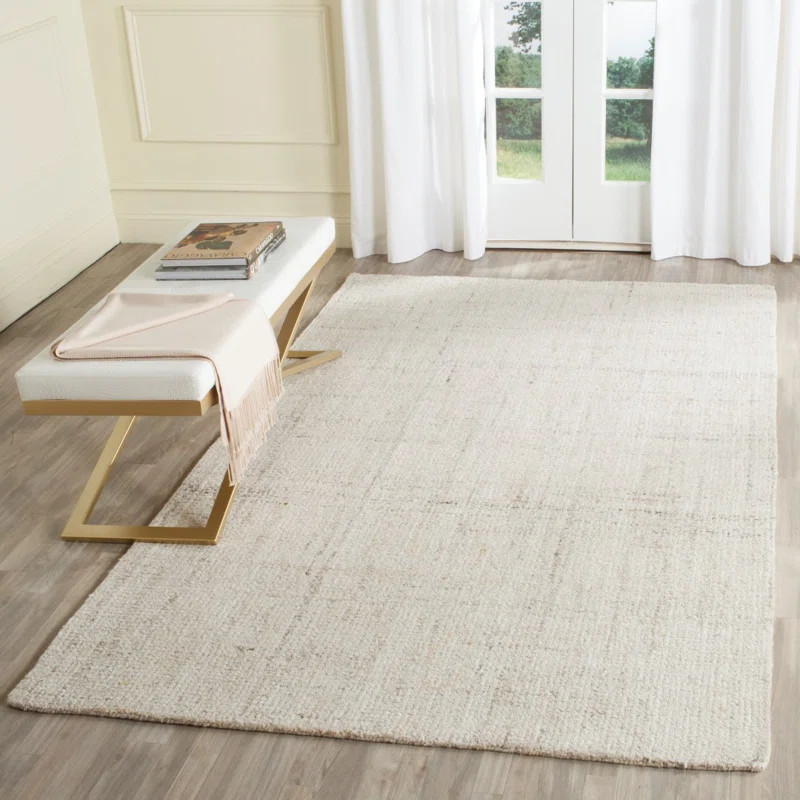 Gaten Handmade Hand Tufted Ivory/Beige Rug | Wayfair North America