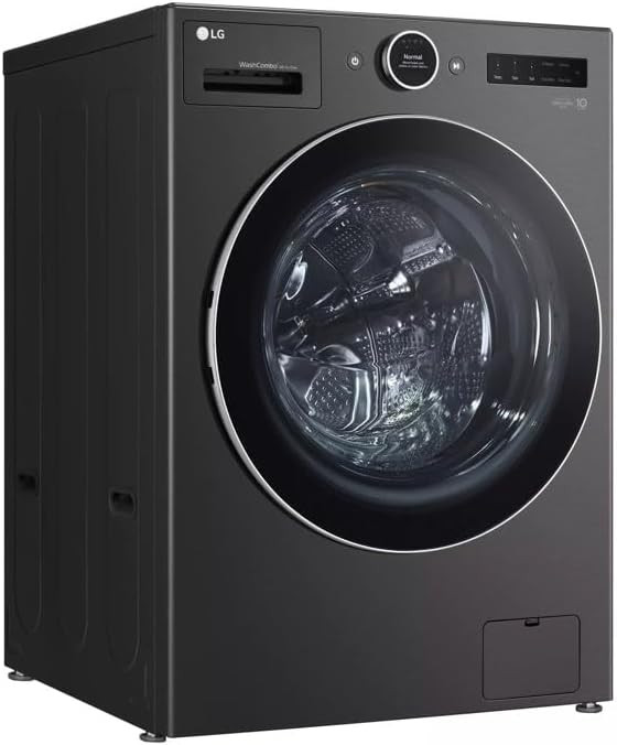 LG WM6998HBA Ventless Washer/Dryer Combo LG WashCombo All-in-One 5.0 cu. ft. Mega Capacity with I... | Amazon (US)