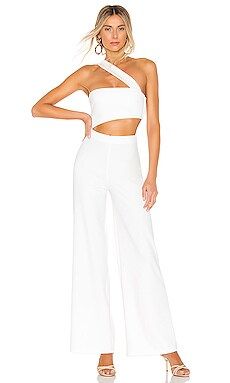 House of Harlow 1960 x REVOLVE Fabien Jumpsuit in Ivory from Revolve.com | Revolve Clothing (Global)