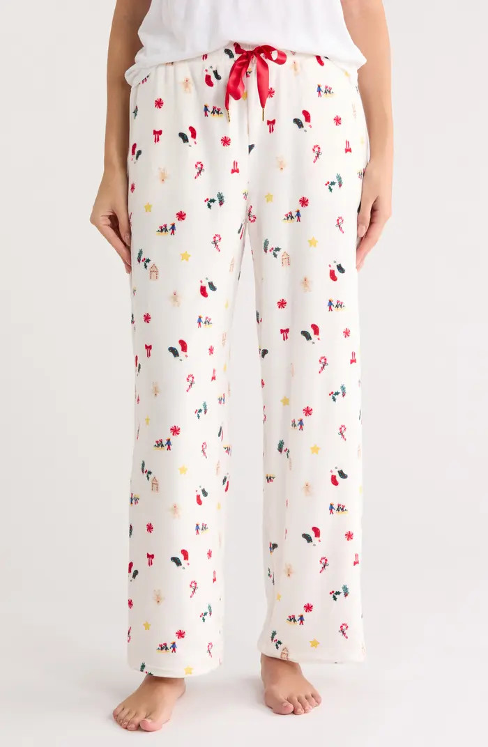 Print Fleece Pajama Pants | Nordstrom Rack