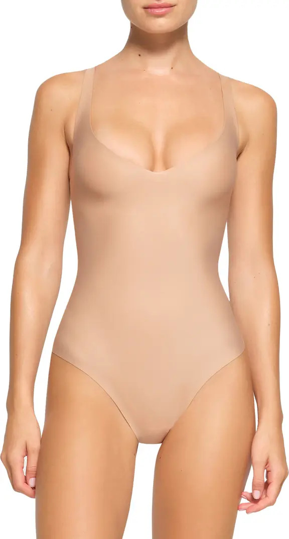 Unlined Plunge Thong Bodysuit | Nordstrom