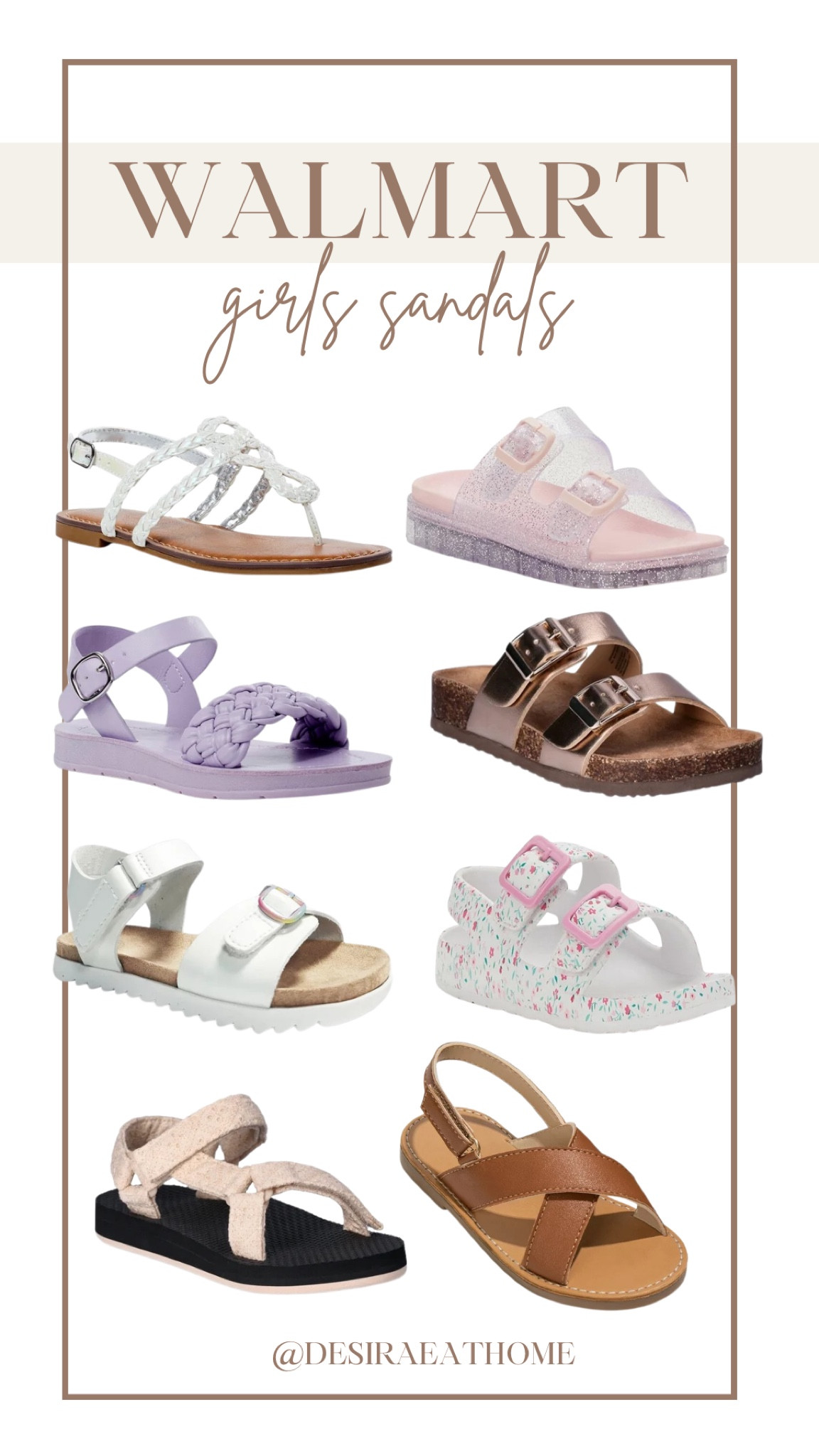Girls sandals perfect for spring and summer | #summeroutfit #springoutfit #girls #sandal #walmart

#LTKSeasonal #LTKkids #LTKshoecrush