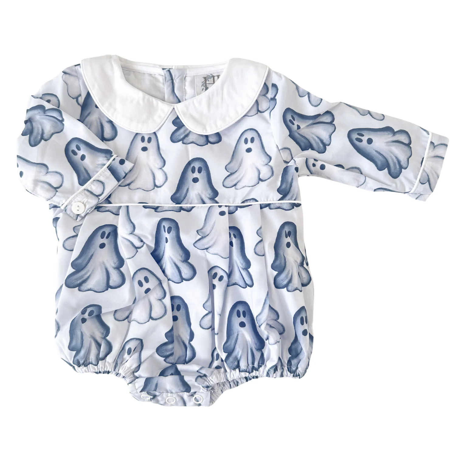 Blue Ghosts Long Sleeve Bubble | Hamner Hill