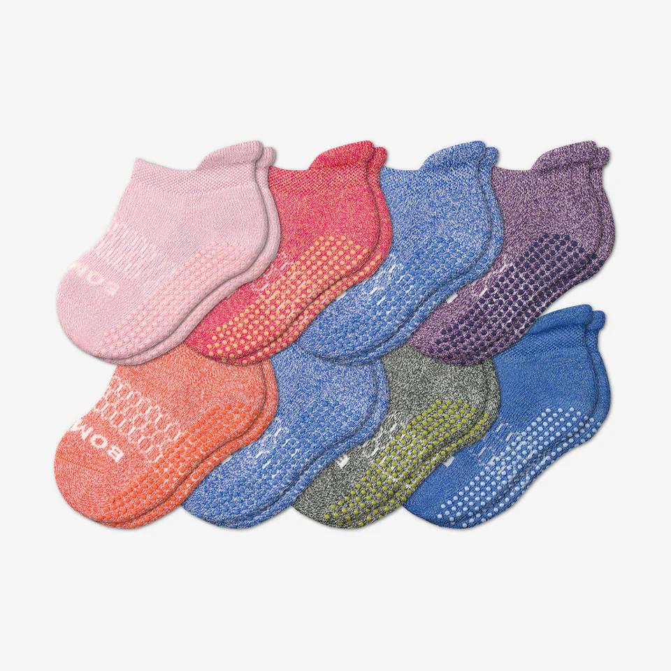 Toddler Marls Ankle Gripper Sock 8-Pack | Bombas